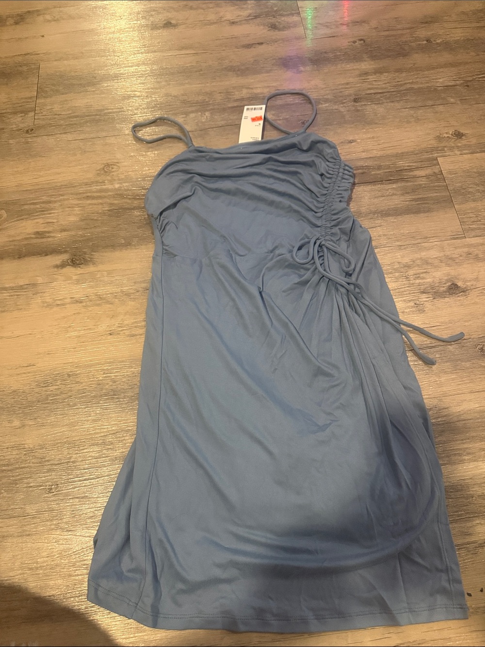 Urban Outfitters Dusty Blue Spaghetti Strap Sleep Chemise